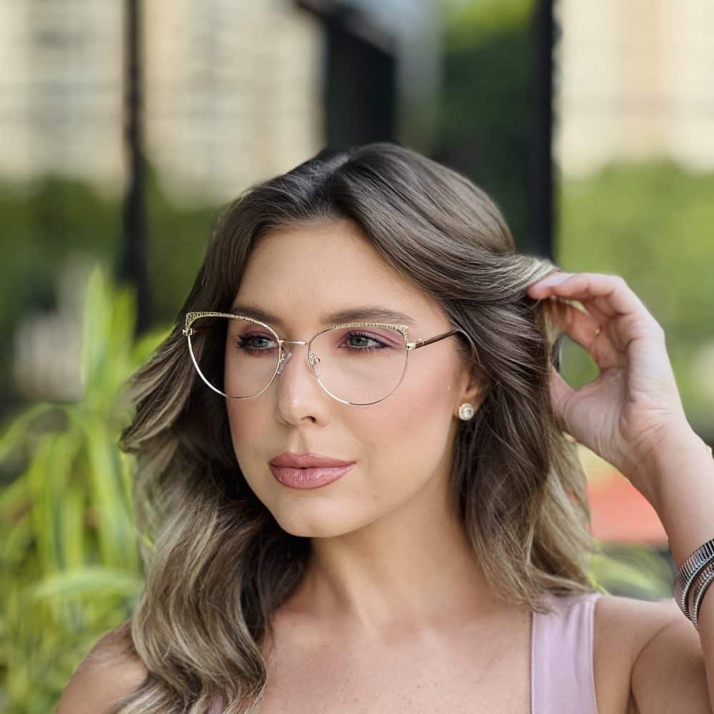 oticagriss oculos de grau feminino gatinho dourado 393 1 oticagriss oculos de grau feminino gatinho dourado 393 1