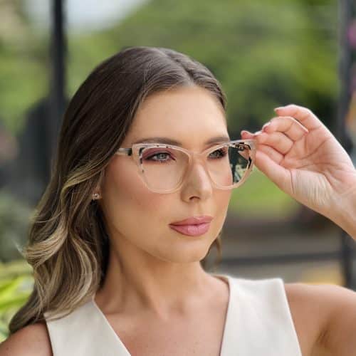 oticagriss oculos de grau feminino gatinho nude 396 1