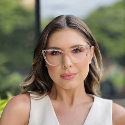 oticagriss oculos de grau feminino gatinho nude 396