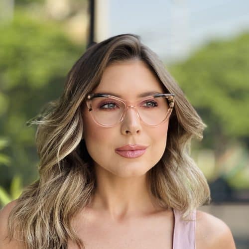 oticagriss oculos de grau feminino gatinho rose e tartaruga 395 1