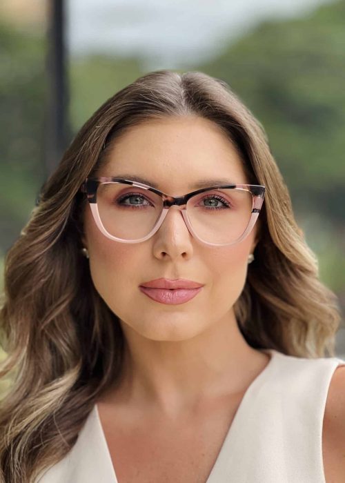 oticagriss oculos de grau feminino gatinho tartaruga e rosa 396