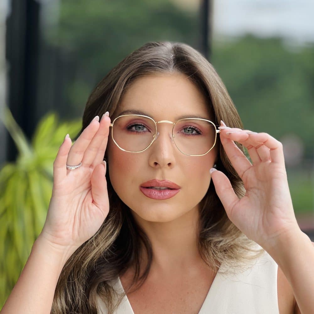 oticagriss oculos de grau feminino hexagonal dourado 392 1 oticagriss oculos de grau feminino hexagonal dourado 392 1