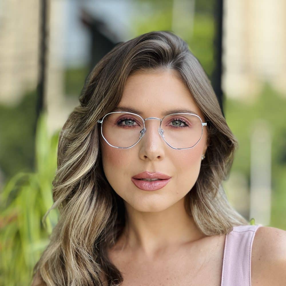 oticagriss oculos de grau feminino hexagonal prata 392 2 oticagriss oculos de grau feminino hexagonal prata 392 2