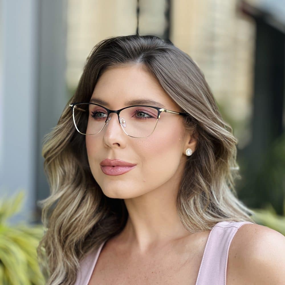 oticagriss oculos de grau feminino hexagonal preto e dourado 392 3 oticagriss oculos de grau feminino hexagonal preto e dourado 392 3