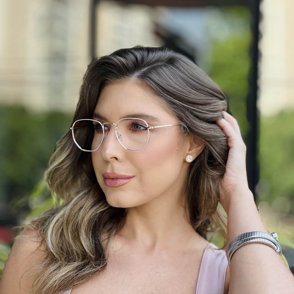oticagriss oculos de grau feminino hexagonal rosa e dourado 392 2 oticagriss oculos de grau feminino hexagonal rosa e dourado 392 2