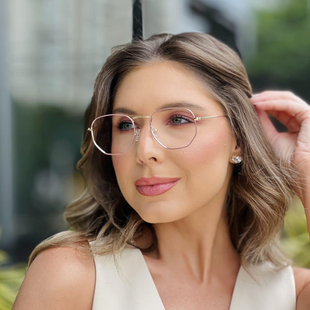 oticagriss oculos de grau feminino hexagonal rose e dourado 392 1 oticagriss oculos de grau feminino hexagonal rose e dourado 392 1