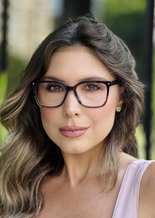 oticagriss oculos de grau feminino quadrado colorido 397