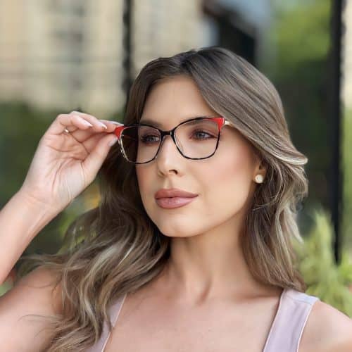 oticagriss oculos de grau feminino quadrado tartaruga 399 1