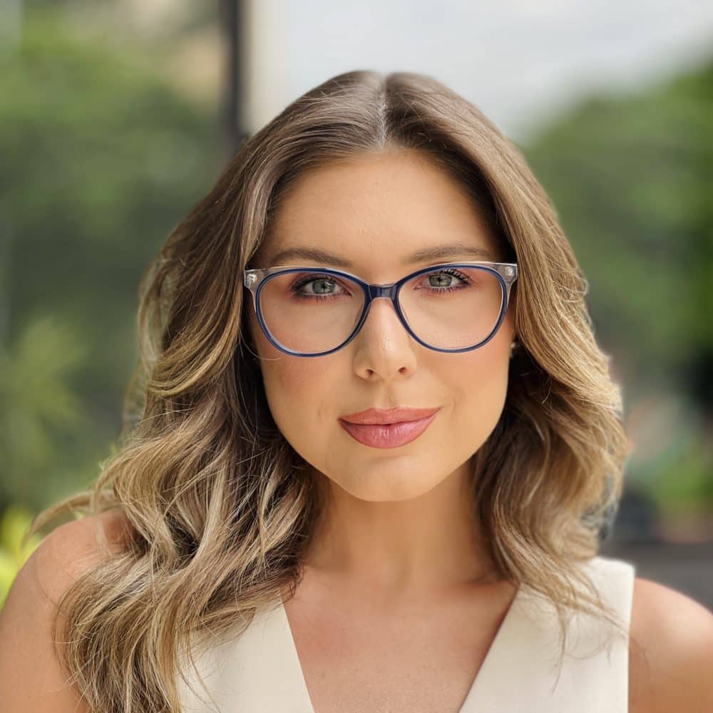 oticagriss oculos de grau feminino redondo azul 398 1