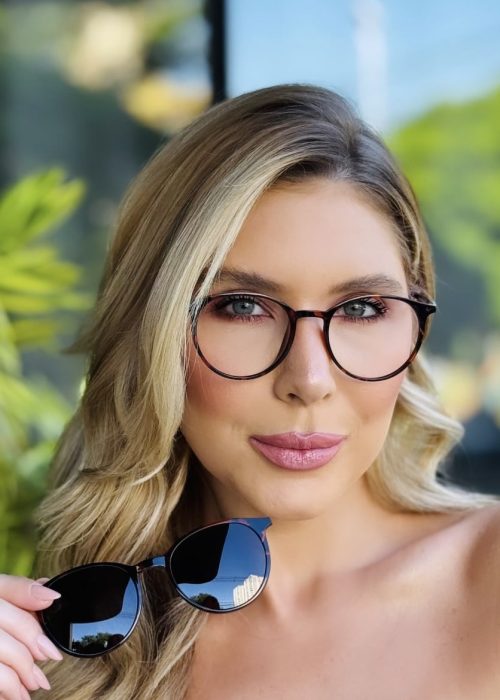 oticagriss oculos clip on 2 em 1 redondo tartaruga 241