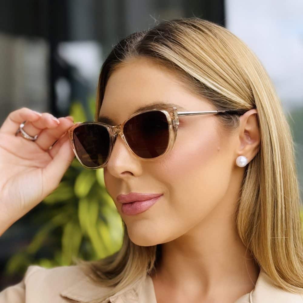 oticagriss oculos feminino 2 em 1 clip on gatinho champanhe 417 11 oticagriss oculos feminino 2 em 1 clip on gatinho champanhe 417 11