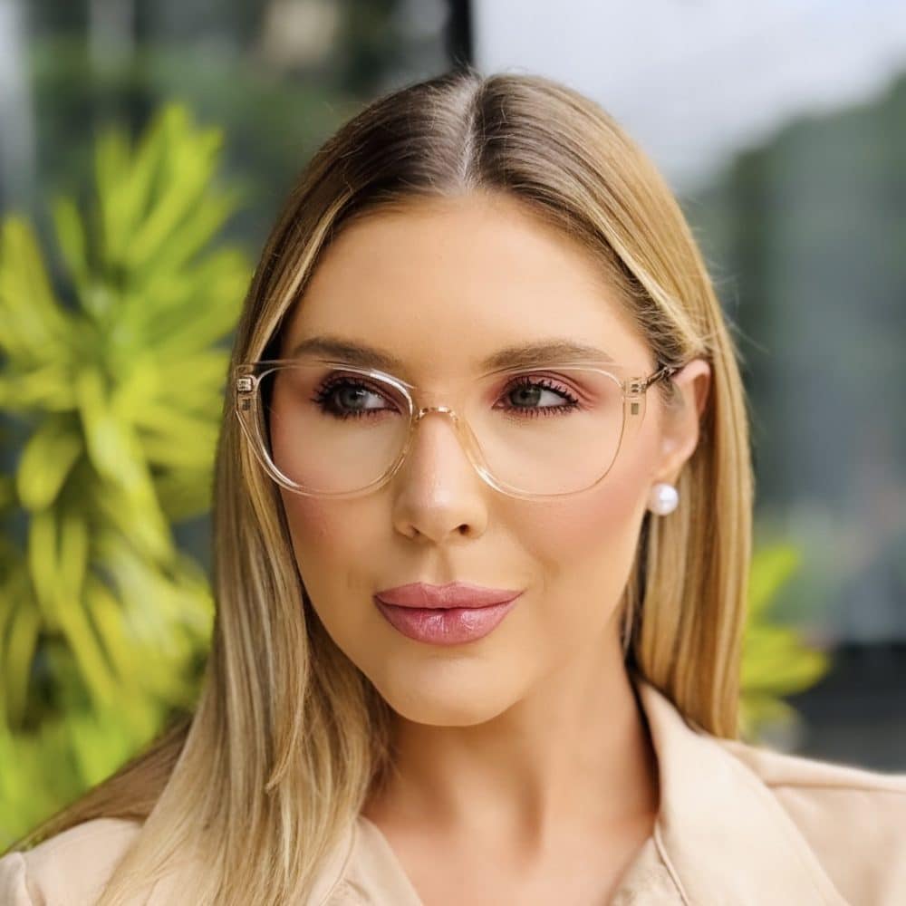 oticagriss oculos feminino 2 em 1 clip on gatinho champanhe 417 8 oticagriss oculos feminino 2 em 1 clip on gatinho champanhe 417 8