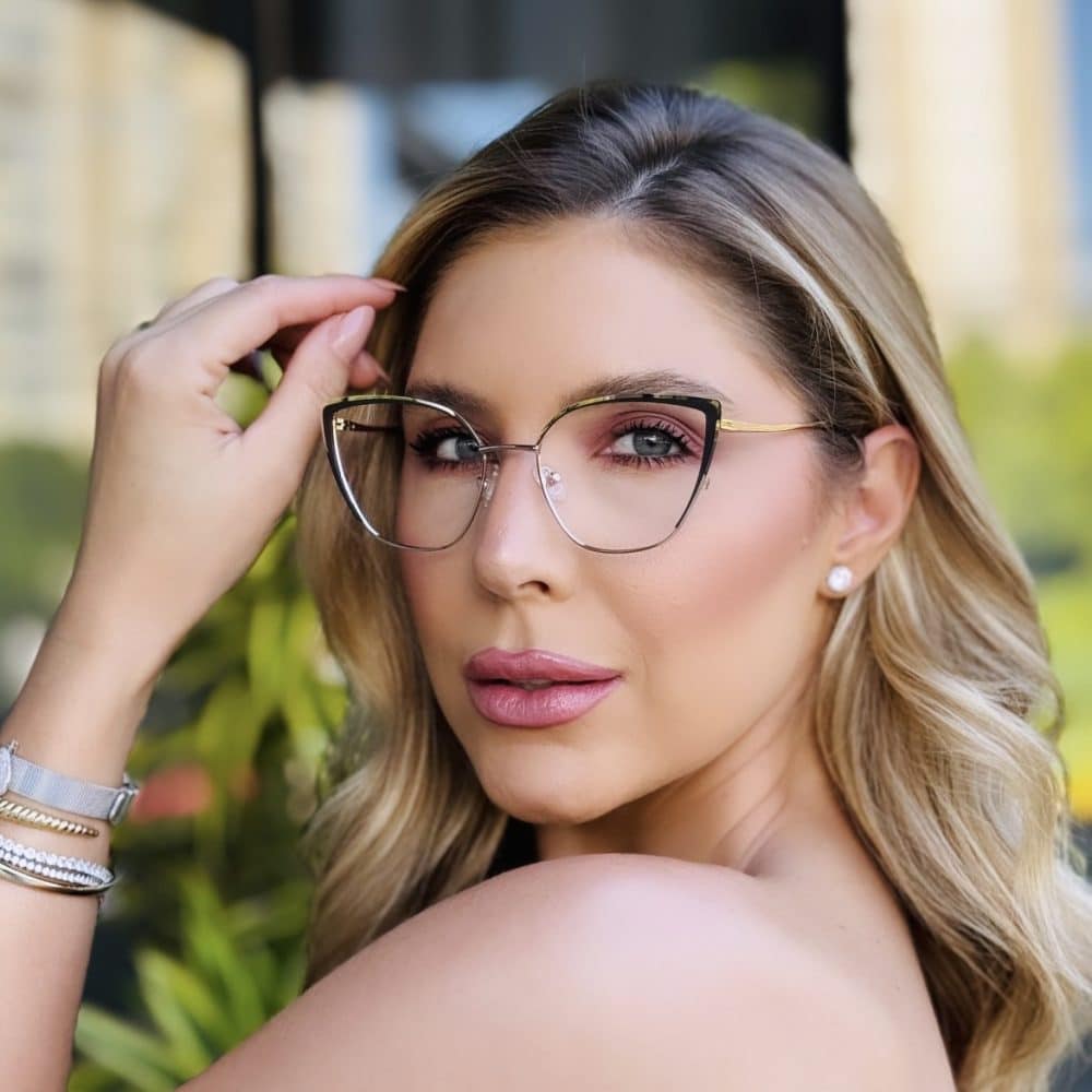 oticagriss oculos feminino 2 em 1 clip on gatinho marrom 410 4 oticagriss oculos feminino 2 em 1 clip on gatinho marrom 410 4