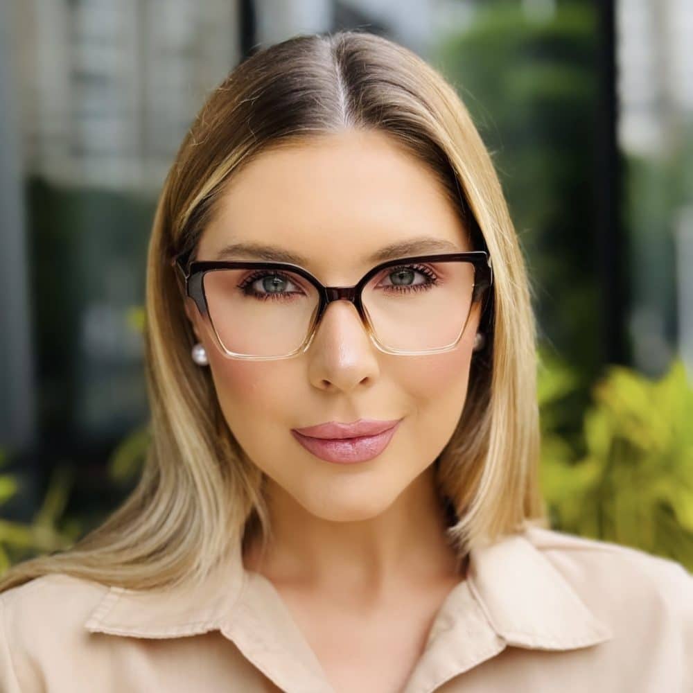oticagriss oculos feminino 2 em 1 clip on gatinho marrom 414 4 oticagriss oculos feminino 2 em 1 clip on gatinho marrom 414 4