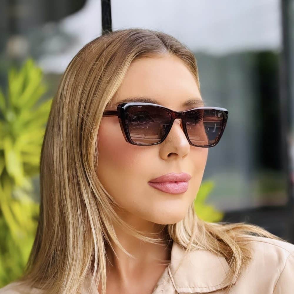 oticagriss oculos feminino 2 em 1 clip on gatinho marrom 416 5 oticagriss oculos feminino 2 em 1 clip on gatinho marrom 416 5