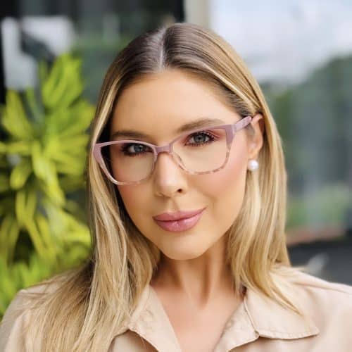 oticagriss oculos feminino 2 em 1 clip on gatinho nude 415 2