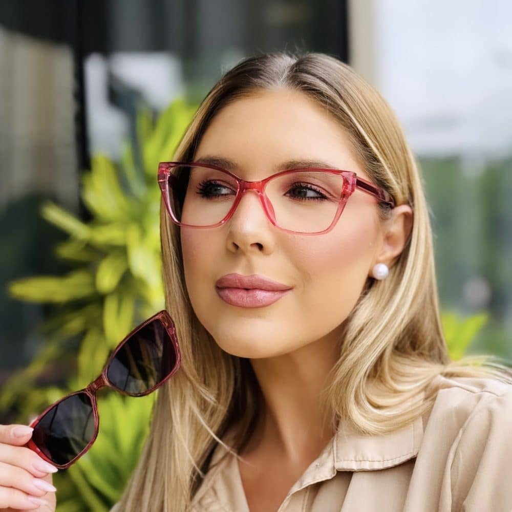 oticagriss oculos feminino 2 em 1 clip on gatinho vermelho 415 1 oticagriss oculos feminino 2 em 1 clip on gatinho vermelho 415 1