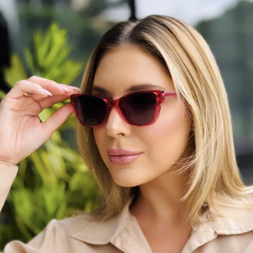 oticagriss oculos feminino 2 em 1 clip on gatinho vermelho 415 5 oticagriss oculos feminino 2 em 1 clip on gatinho vermelho 415 5