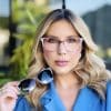 oticagriss oculos 2 em 1 clip on quadrado lilas 421 oticagriss oculos 2 em 1 clip on quadrado lilas 421