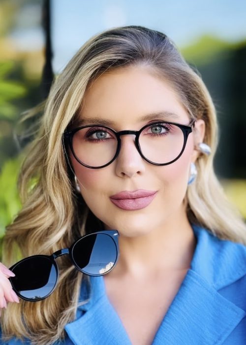 oticagriss oculos clip on 2 em 1 redondo preto 422
