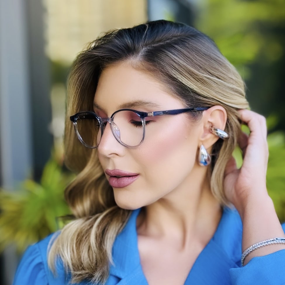 oticagriss oculos feminino clip on 2 em 1 redondo azul transparente 315 4 oticagriss oculos feminino clip on 2 em 1 redondo azul transparente 315 4