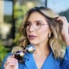 oticagriss oculos feminino clip on 2 em 1 redondo marrom 423 2 oticagriss oculos feminino clip on 2 em 1 redondo marrom 423 2