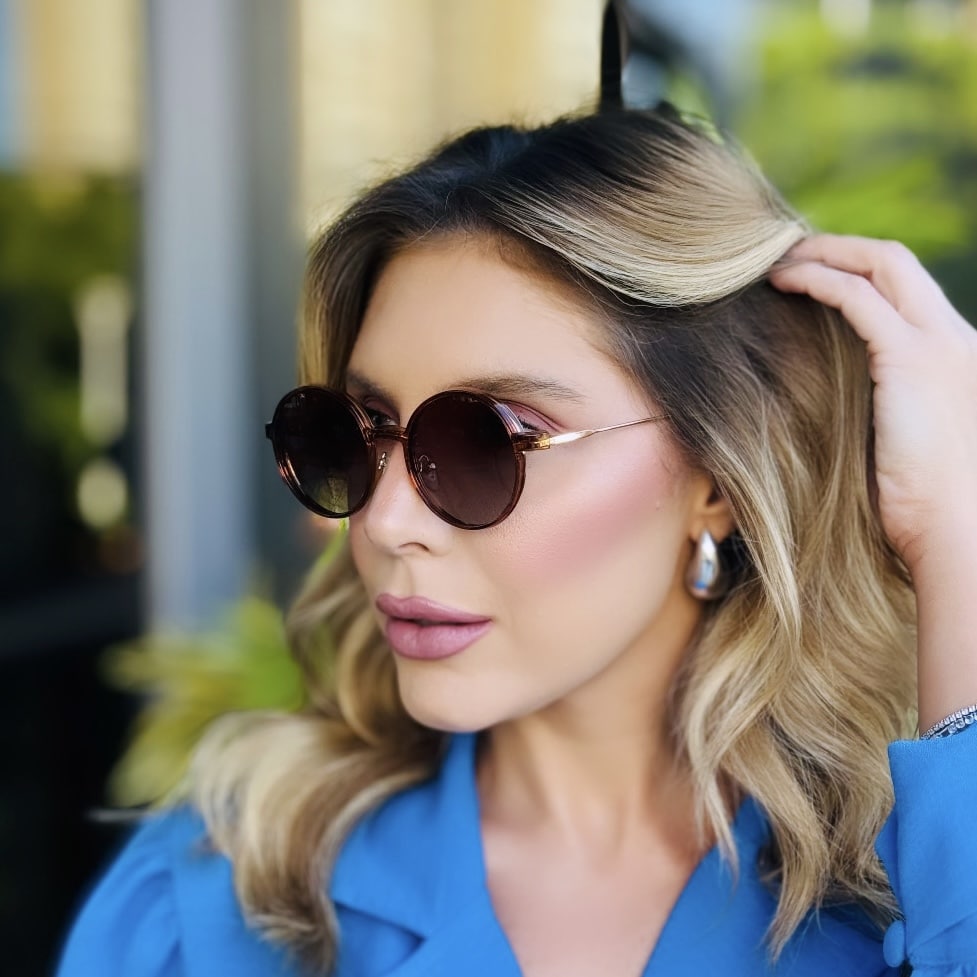 oticagriss oculos feminino clip on 2 em 1 redondo marrom 423 7 oticagriss oculos feminino clip on 2 em 1 redondo marrom 423 7