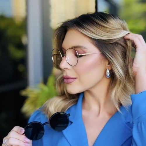 oticagriss oculos feminino clip on 2 em 1 redondo preto 423 1