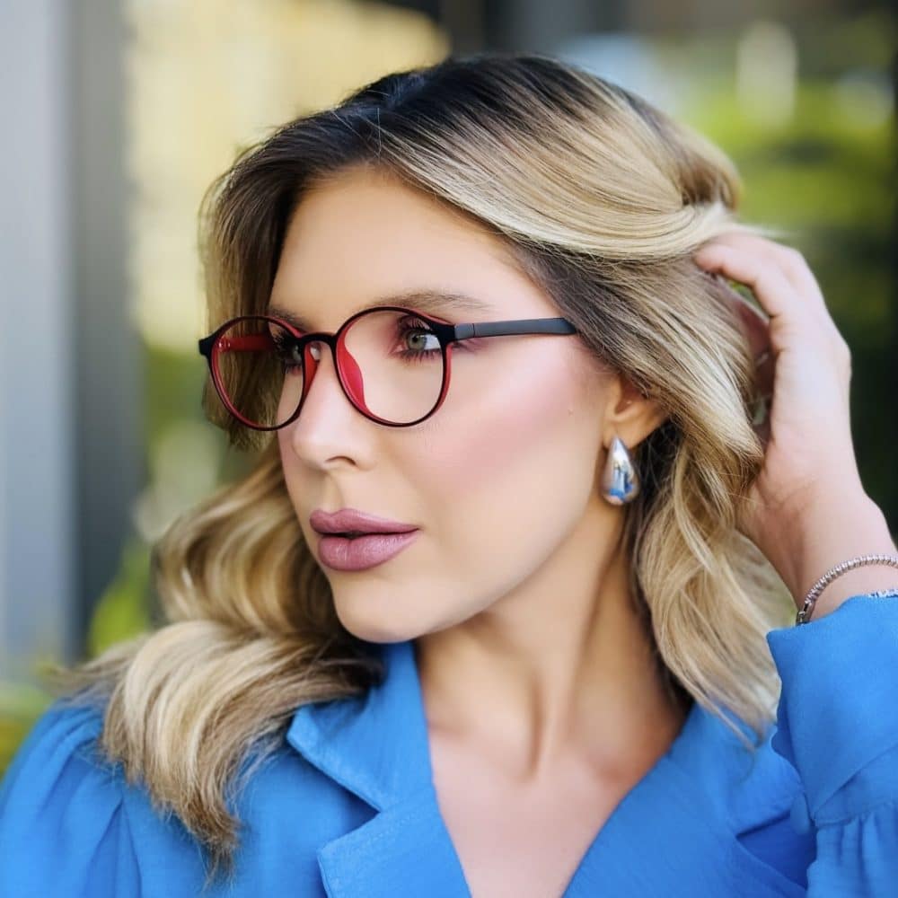 oticagriss oculos 3 em 1 clip on redondo preto e vermelho 427 2 oticagriss oculos 3 em 1 clip on redondo preto e vermelho 427 2