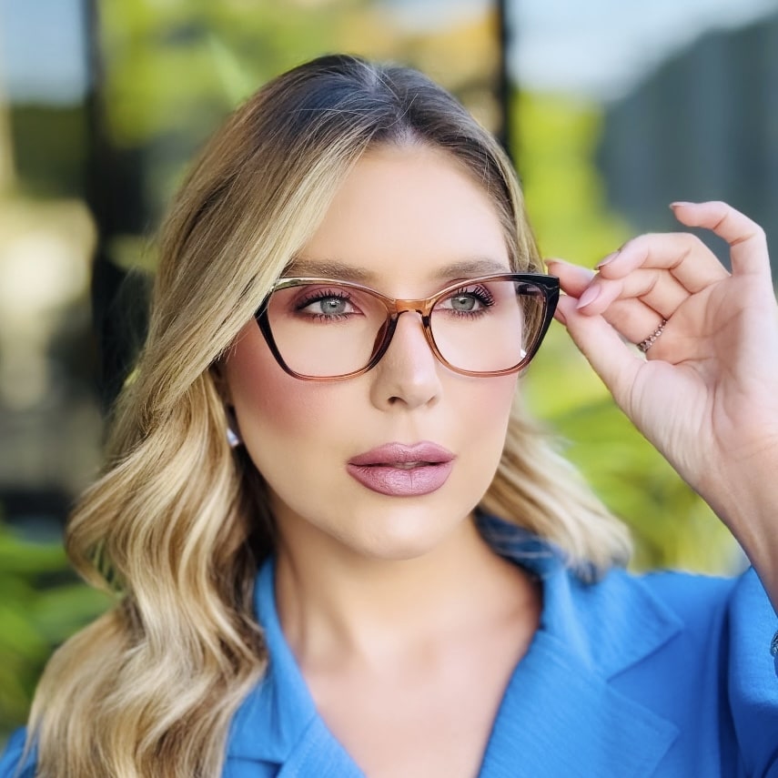 oticagriss oculos feminino 2 em 1 clip on gatinho marrom 425 4 oticagriss oculos feminino 2 em 1 clip on gatinho marrom 425 4