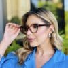 oticagriss oculos feminino 2 em 1 clip on gatinho marrom 425 5 oticagriss oculos feminino 2 em 1 clip on gatinho marrom 425 5