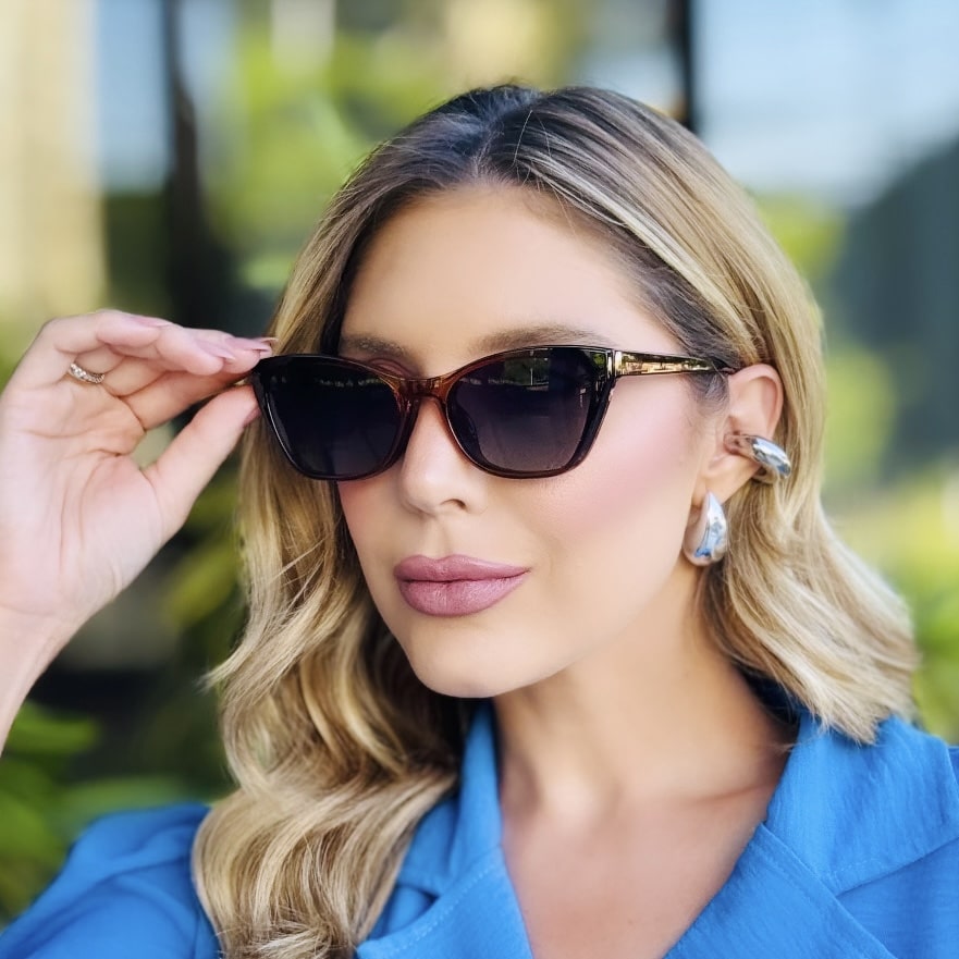 oticagriss oculos feminino 2 em 1 clip on gatinho marrom 425 8 oticagriss oculos feminino 2 em 1 clip on gatinho marrom 425 8