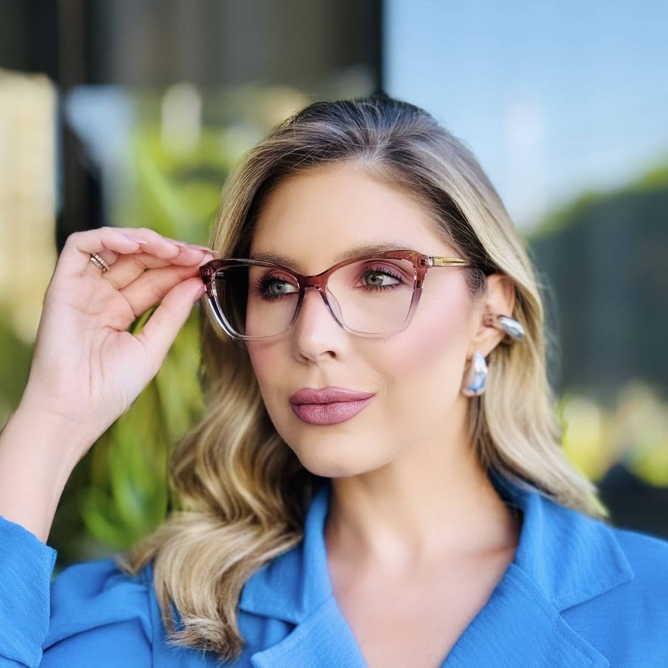 oticagriss oculos feminino 2 em 1 clip on gatinho transparente rose 341 5 oticagriss oculos feminino 2 em 1 clip on gatinho transparente rose 341 5