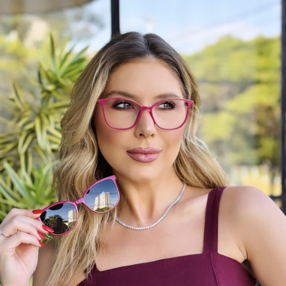oticagriss oculos feminino 2 em 1 clip on gatinho pink 432 2 oticagriss oculos feminino 2 em 1 clip on gatinho pink 432 2