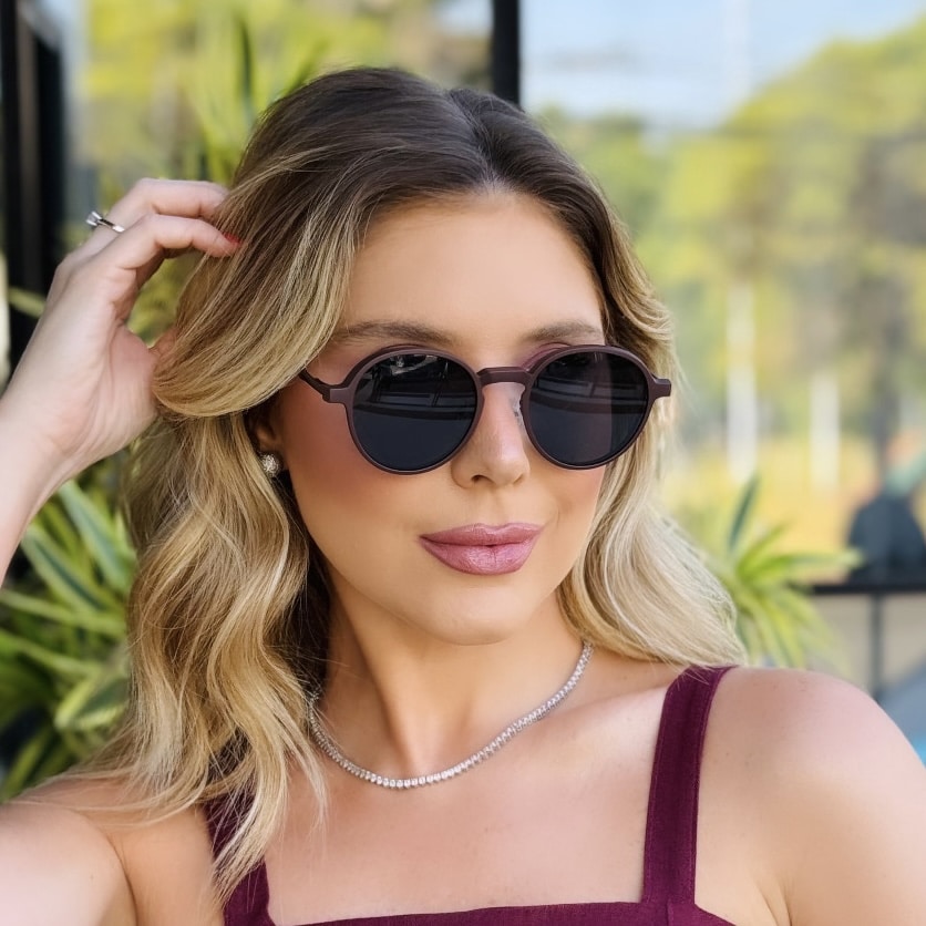 oticagriss oculos feminino clip on 2 em 1 redondo marrom 430 6 oticagriss oculos feminino clip on 2 em 1 redondo marrom 430 6