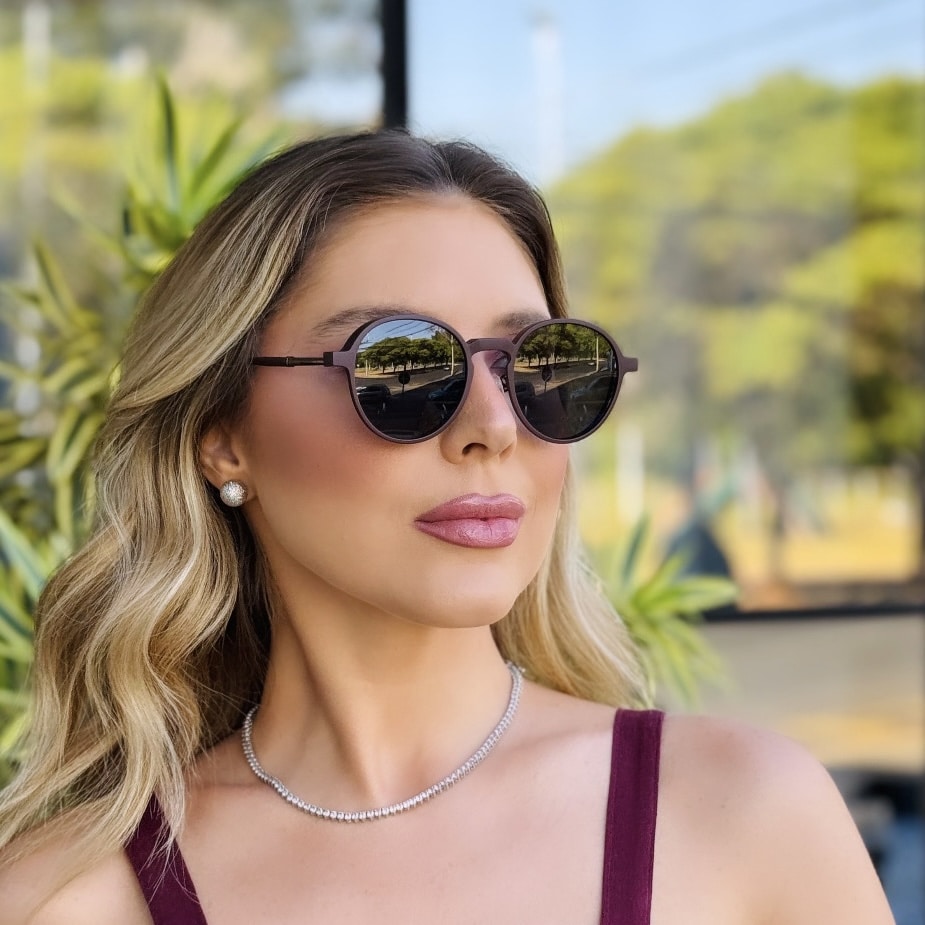 oticagriss oculos feminino clip on 2 em 1 redondo marrom 430 7 oticagriss oculos feminino clip on 2 em 1 redondo marrom 430 7