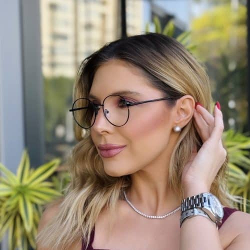 oticagriss oculos feminino clip on 2 em 1 redondo preto 429 4