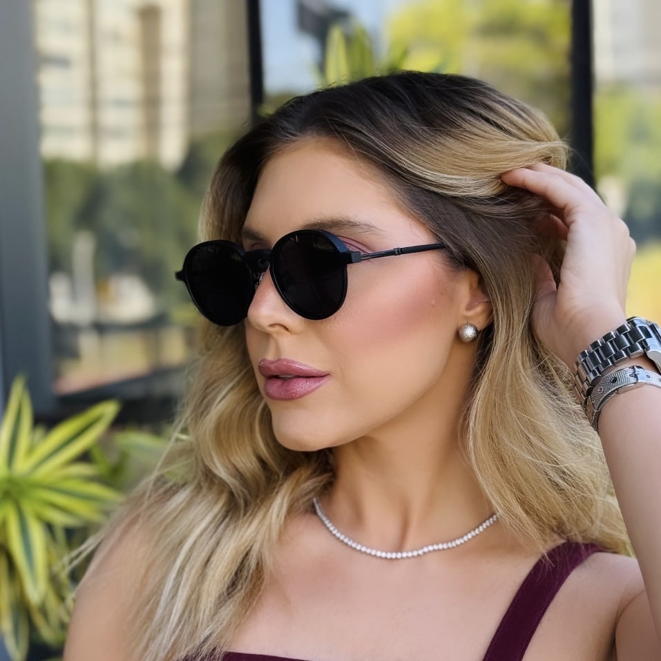 oticagriss oculos feminino clip on 2 em 1 redondo preto 430 7 oticagriss oculos feminino clip on 2 em 1 redondo preto 430 7