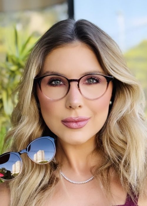 oticagriss oculos clip on 2 em 1 redondo marrom 433