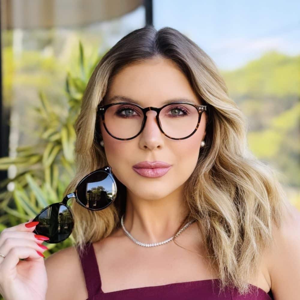 oticagriss oculos clip on 2 em 1 redondo tartaruga 434 oticagriss oculos clip on 2 em 1 redondo tartaruga 434