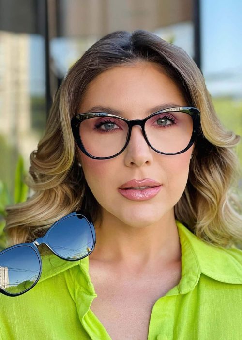 oticagriss oculos 2 em 1 clip on gatinho preto 444 6