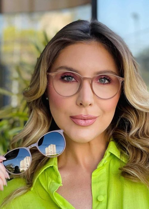 oticagriss oculos clip on 2 em 1 redondo bege 241 5