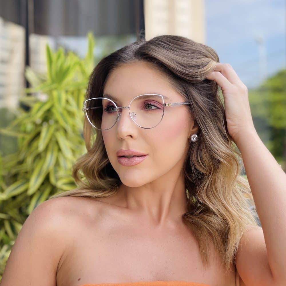 oticagriss oculos de grau feminino gatinho branco e prata 447 2 oticagriss oculos de grau feminino gatinho branco e prata 447 2