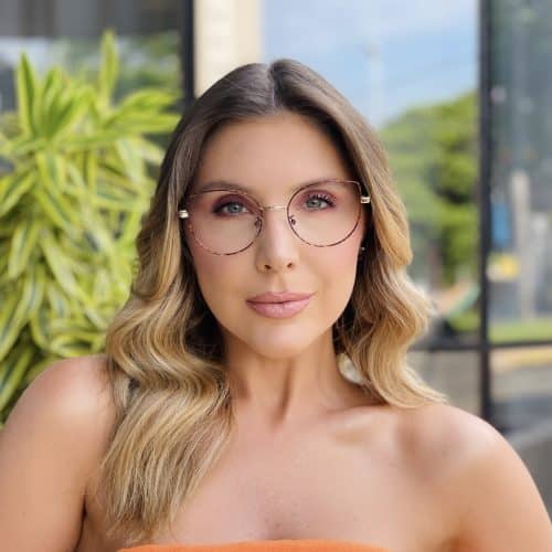 oticagriss oculos de grau feminino gatinho tartaruga 447