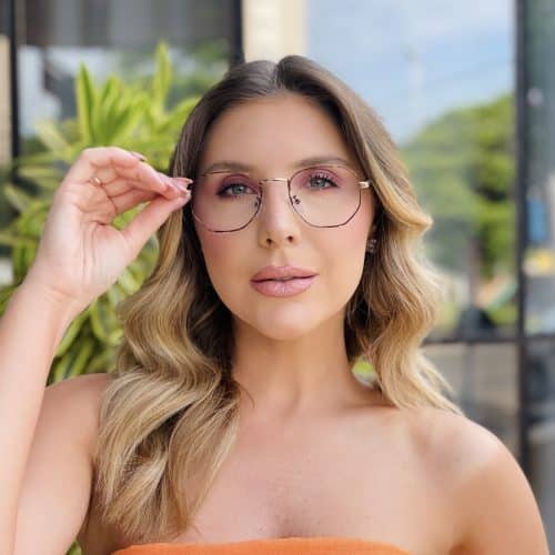 oticagriss oculos de grau feminino hexagonal tartaruga 450