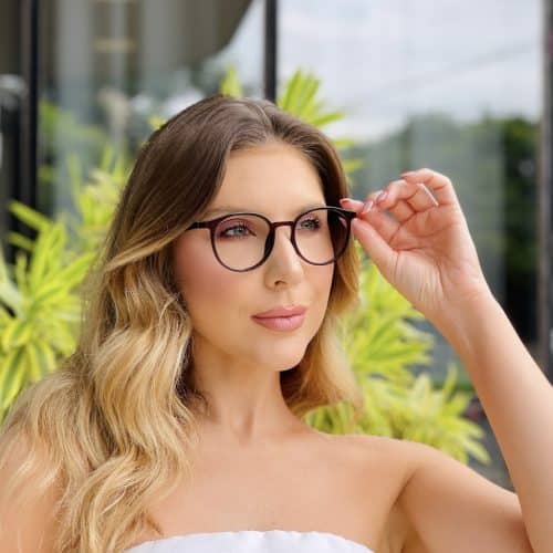 oticagriss oculos feminino clip on 2 em 1 redondo marrom 315 2