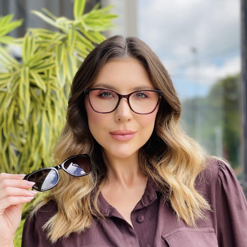 oticagriss oculos clip on 2 em 1 gatinho marrom 462 oticagriss oculos clip on 2 em 1 gatinho marrom 462