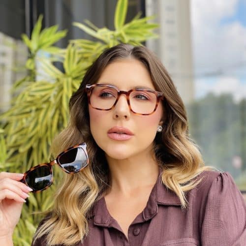 oticagriss oculos 2 em 1 clip on quadrado rajado 463 1