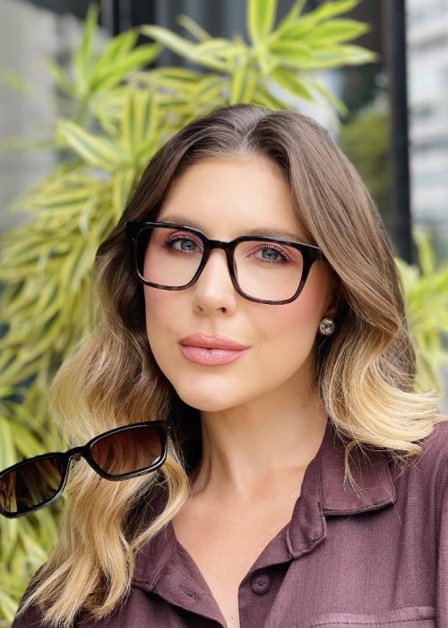 oticagriss oculos 2 em 1 clip on quadrado tartaruga 463