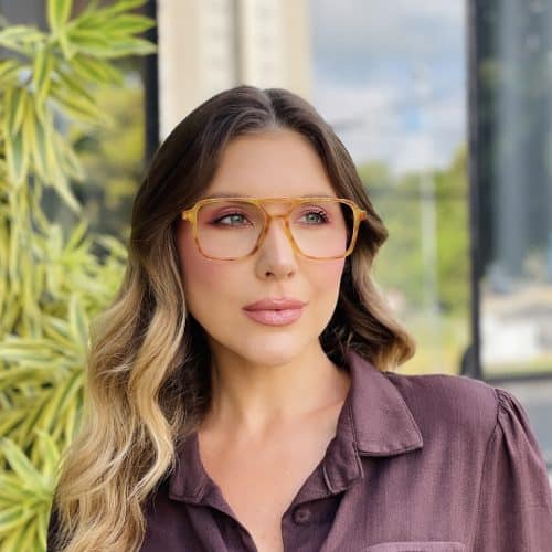 oticagriss oculos de grau feminino aviador caramelo 466 1